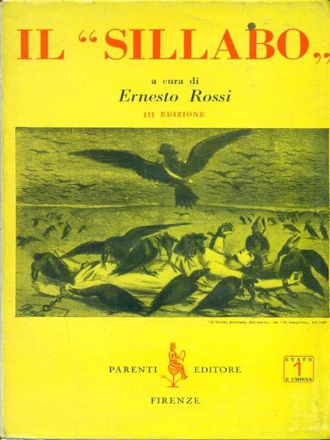 Il Sillabo - Ernesto Rossi - copertina