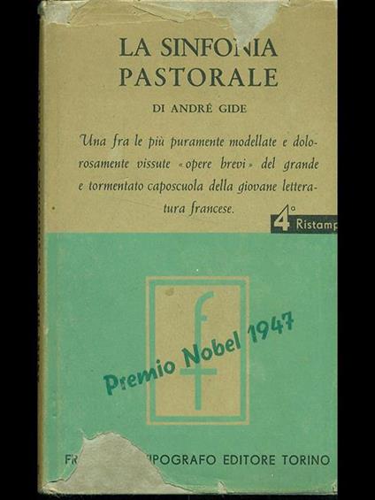La sinfonia pastorale - André Gide - copertina