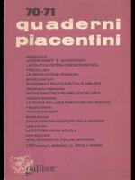 Quaderni piacentini 70-71