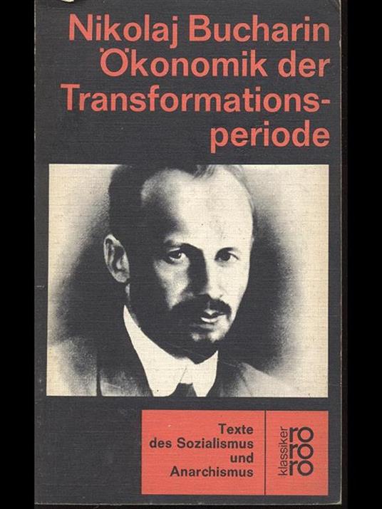 Okonomik der Transformationsperiode - Nikolaj Bucharin - copertina