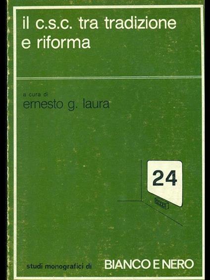 Il c. S. C. Tra tradizione e riforma - copertina