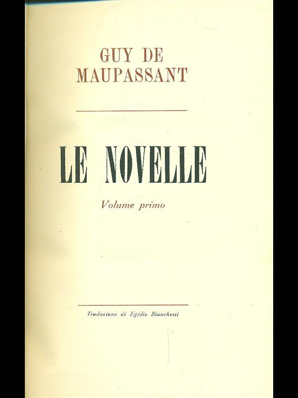 Le novelle Vol. 1