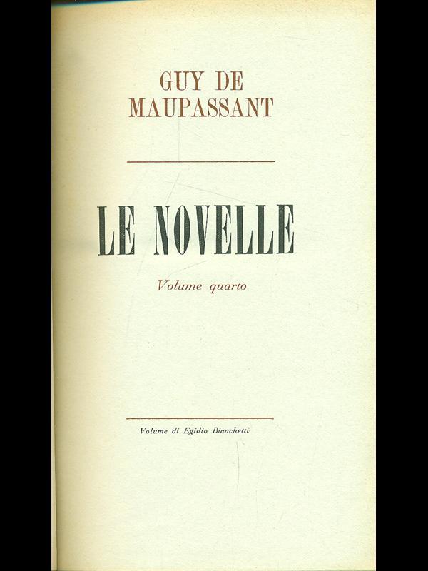 Le novelle Vol. 4