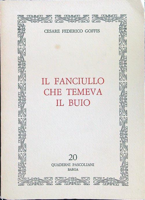 Il fanciullo che temeva il buio