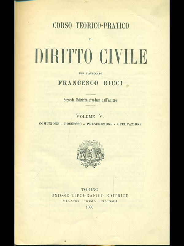 Diritto civile vol. 5