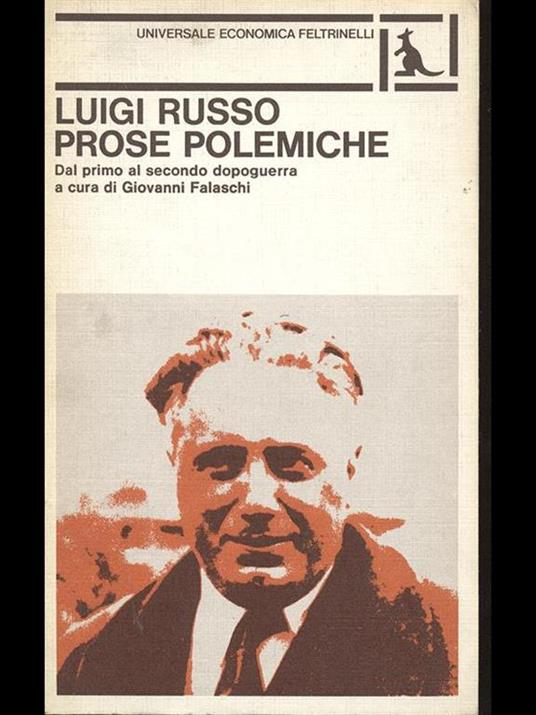 Prose polemiche - Luigi Russo - copertina