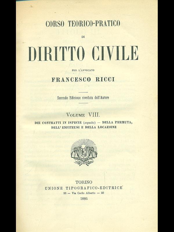 Diritto civile vol. 8
