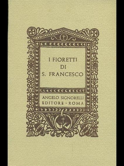 I fioretti di S. Francesco - copertina
