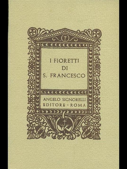 I fioretti di S. Francesco - copertina