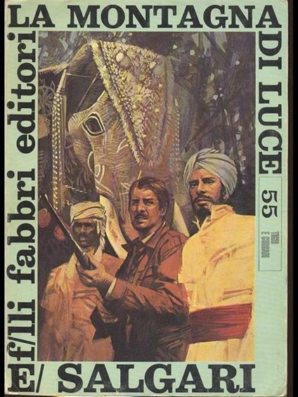 La montagna di luce - Emilio Salgari - copertina
