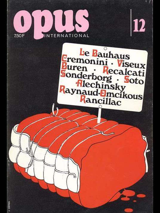 Opus International n 12 - copertina