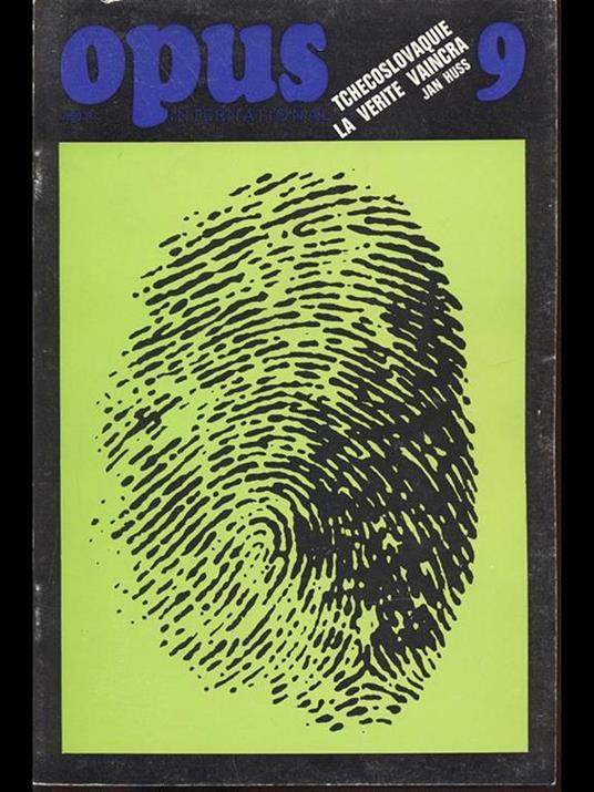 Opus International n 9 - copertina