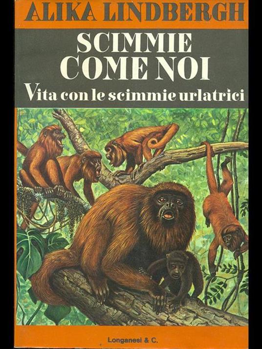 Scimmie come noi - Alika Lindbergh - copertina