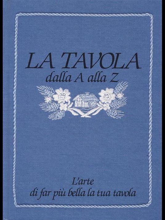 La Tavola dalla A alla Z - copertina