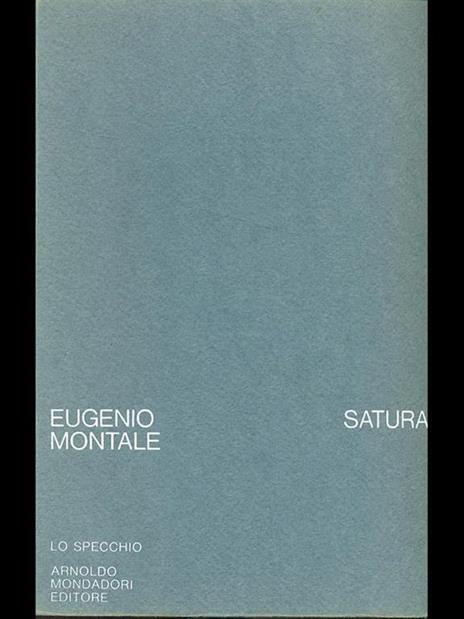 Satura - Eugenio Montale - 5