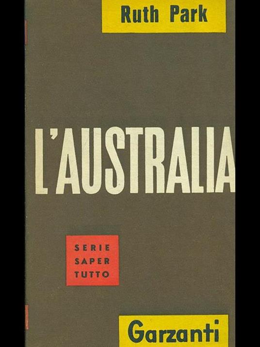 L' Australia - Ruth Park - copertina