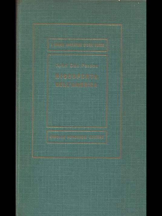 Riscoperta dell'America - John Dos Passos - copertina
