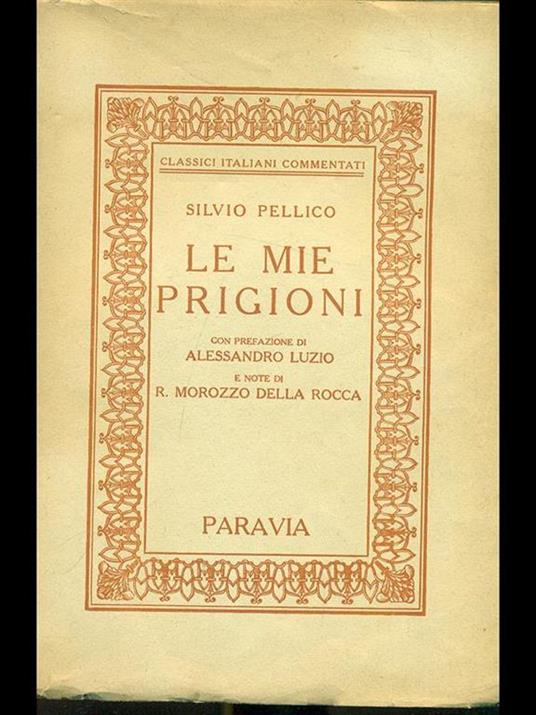Le mie prigioni - Silvio Pellico - copertina