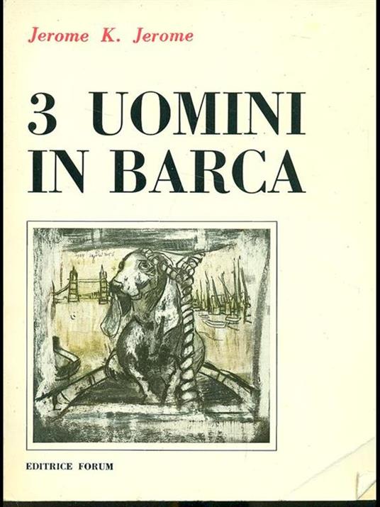 Tre uomini in barca - Jerome K. Jerome - copertina