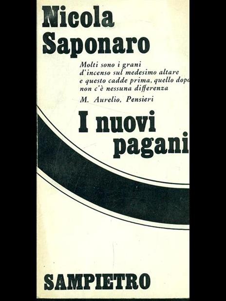 I nuovi pagani - Nicola Saponaro - copertina