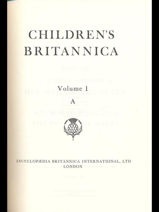 Chldren's Britannica opera completa 15 volumi - copertina