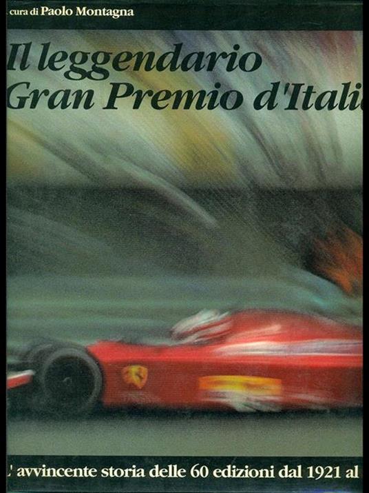 Il leggendario Gran Premio d'Italia - Paolo Montagna - copertina