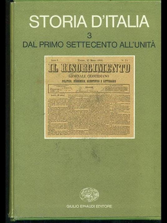 Storia d'Italia - copertina