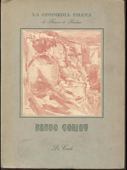 Babbo Goriot - Honoré de Balzac - copertina