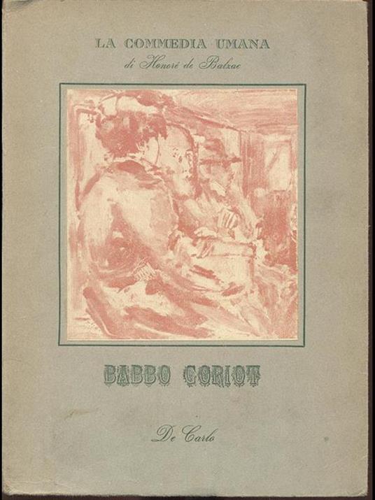 Babbo Goriot - Honoré de Balzac - copertina