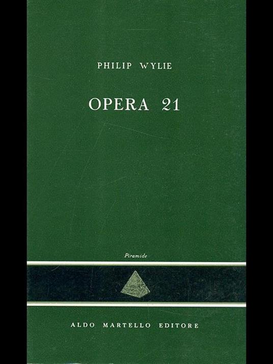 Opera 21 - Philip Wyilie - copertina