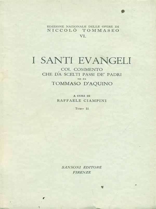 I santi evangeli tomo II