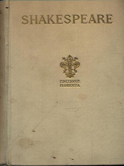 Tragedie e commedie - William Shakespeare - copertina