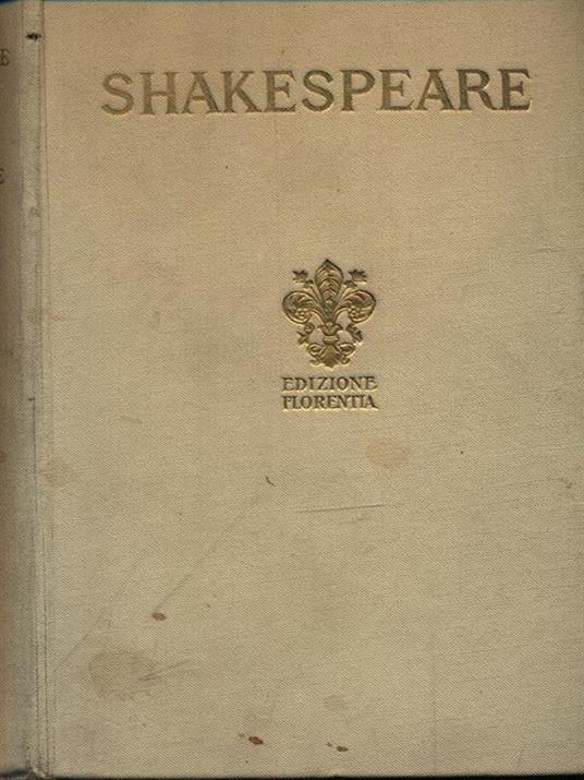Tragedie e commedie - William Shakespeare - copertina