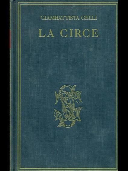 La Circe - Giambattista Gelli - copertina
