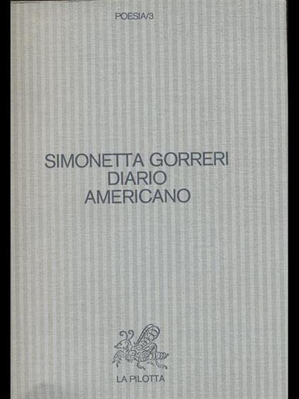 Diario Americano - Simonetta Gorreri - copertina
