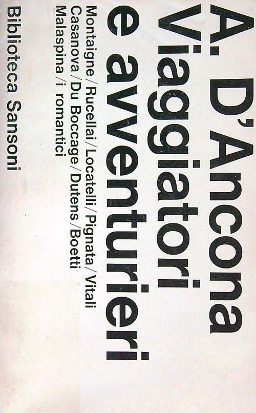 Viaggiatori e avventurieri