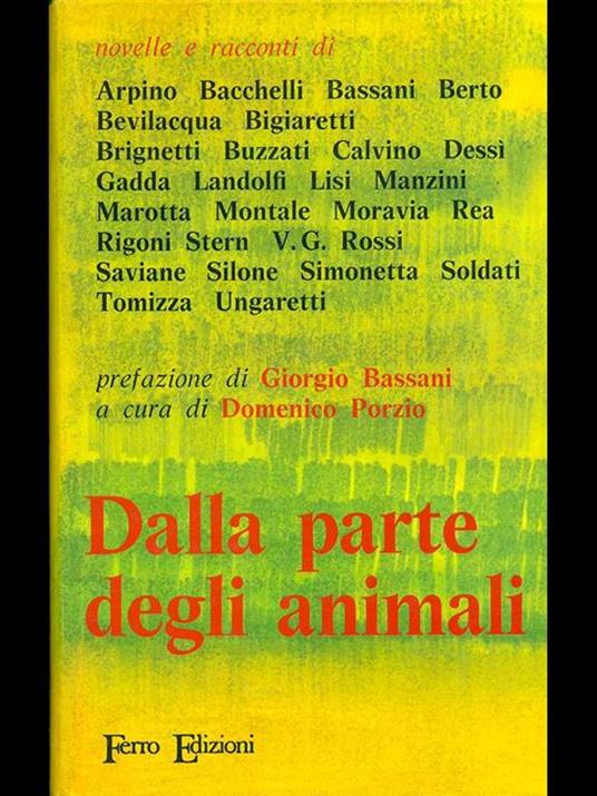Dalla parte degli animali - copertina