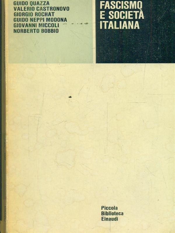 Fascismo e società italiana
