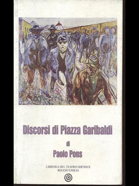 Discorsi di Piazza Garibaldi - Paolo Pons - copertina