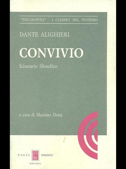 Convivio - Dante Alighieri - copertina
