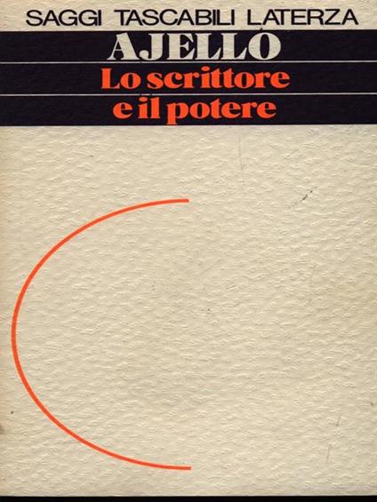 Lo scrittore e il potere - Ajello - copertina