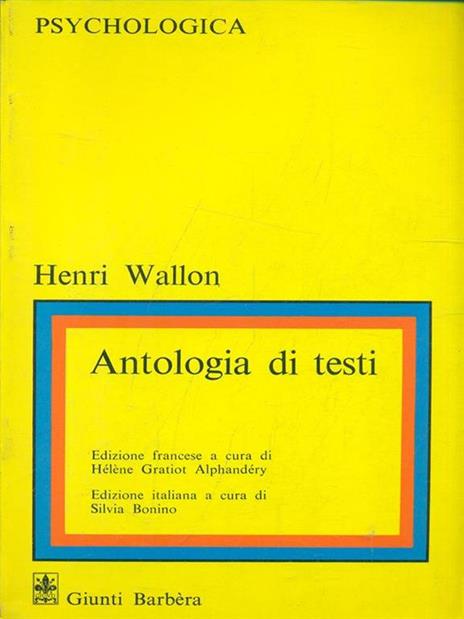 Antologia di testi - Henri Wallon - 11