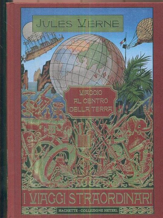 Viaggio al centro della Terra - Jules Verne - copertina