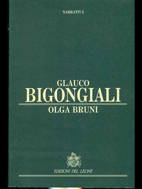 Olga Bruni - Glauco Boginciali - copertina