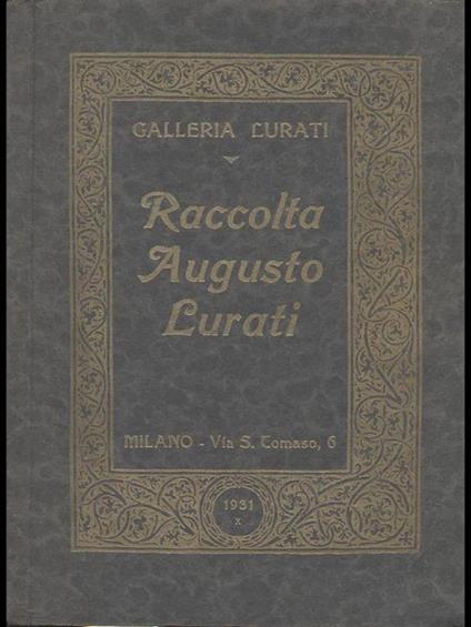 Raccolta Augusto Lurati - copertina