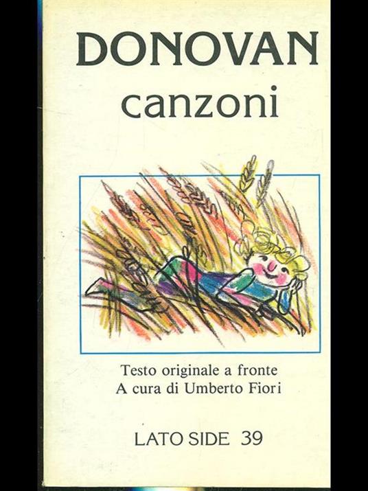 Donovan, Canzoni - Umberto Fiori - copertina