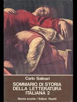 Sommario di Storia della Letteratura italiana 2