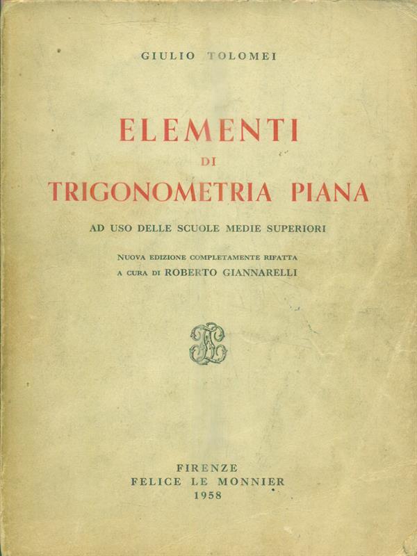 Elementi di trigonometria piana