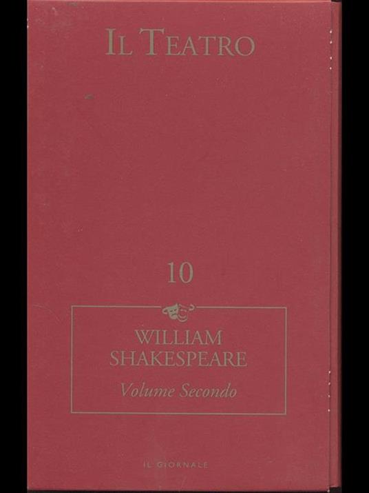 William Shakespeare. Vol. II - Paolo Bertinetti - copertina
