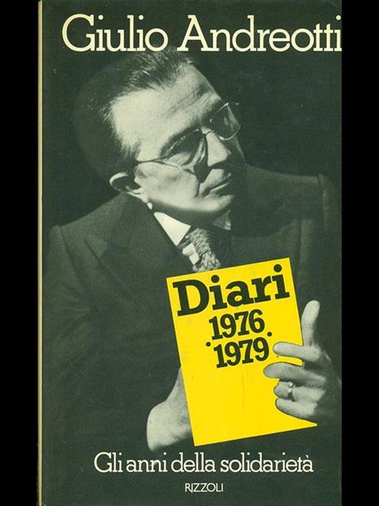 Diari 1976-1979 - Giulio Andreotti - copertina